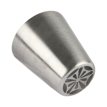 Load image into Gallery viewer, FineDecor Russian Piping Tip, Cake Decoration Nozzle Cream Icing Nozzle Tip Stainless Steel Nozzle Cream Puff Decor Pastry Icing Tool, 1psc (F13)