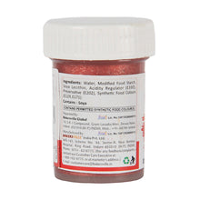 Load image into Gallery viewer, Colourmist Edible Metallic Paint (Red), For Cake / Icing / Fondant / Craft, 20g