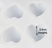 Load image into Gallery viewer, FineDecor 3D Heart Shape Silicone Mousse Cake Mould Non-stick Silicone Mould Tray for Handmade Chocolate,Dessert, Pastry, Brownie FD 3163 (8 Cavity)