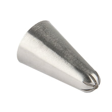 Load image into Gallery viewer, FineDecor Piping Tip, Stainless Steel Icing Piping Nozzle Tip, Cake Decorating Tools Cream Puff Decor Pastry Icing Piping Tool for Baker, 1psc (A12)