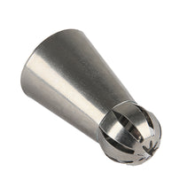 Load image into Gallery viewer, FineDecor Russian Piping Tip,Round Shape Cake Decoration Nozzle Cream Icing Tip Stainless Steel Nozzle Cream Puff Decor Pastry Icing Tool, 1 psc(E12)