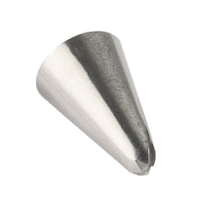 Load image into Gallery viewer, FineDecor Piping Tip, Stainless Steel Icing Piping Nozzle Tip, Cake Decorating Tools Cream Puff Decor Pastry Icing Piping Tool for Baker, 1psc (A19)