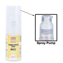 Load image into Gallery viewer, ColourGlo Edible Shimmer Powder Spray ( White ), 5g