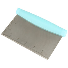 Load image into Gallery viewer, FineDecor Dough Scraper & Chopper Stainless Steel Dough Scraper Pastry Cutter Chopper with Measurement - FD 3205