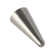 Load image into Gallery viewer, FineDecor Piping Tip, Stainless Steel Icing Piping Nozzle Tip, Cake Decorating Tools Cream Puff Decor Pastry Icing Piping Tool for Baker, 1psc (A23)