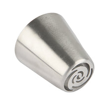 Load image into Gallery viewer, FineDecor Russian Piping Tip, Cake Decoration Nozzle Cream Icing Nozzle Tip Stainless Steel Nozzle Cream Puff Decor Pastry Icing Tool, 1psc (D10)