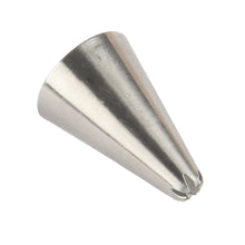 Load image into Gallery viewer, FineDecor Piping Tip, Stainless Steel Icing Piping Nozzle Tip, Cake Decorating Tools Cream Puff Decor Pastry Icing Piping Tool for Baker, 1psc (A32)