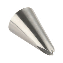 Load image into Gallery viewer, FineDecor Piping Tip, Stainless Steel Icing Piping Nozzle Tip, Cake Decorating Tools Cream Puff Decor Pastry Icing Piping Tool for Baker, 1psc (A37)