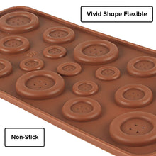 Load image into Gallery viewer, Finedecor Silicone Button Shape Chocolate Mould - FD 3154, (19 Cavities)