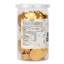 Load image into Gallery viewer, Glint Edible Chocolate Gold Coins | Milk Chocolate Coin Made with Premium Chocolate | Chocolate Gold Coin Gift Jar, 200g

