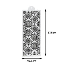 Load image into Gallery viewer, FineDecor Reusable Big Cake Decorating Stencil | Big Spray Floral Cake Mould | Wedding Cake Big Stencil | Cake Border Side Decoration Tool | FD 3324