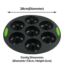 Load image into Gallery viewer, FineDecor 5 psc Premium NonStick Silicone Bakeware Set, Non Stick Doughnut Pan, Muffin Pan, Loaf Pan, Round & Square Pan Kitchen Tool, FD 3401, Black