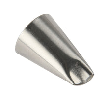 Load image into Gallery viewer, FineDecor Piping Tip, Stainless Steel Icing Piping Nozzle Tip, Cake Decorating Tools Cream Puff Decor Pastry Icing Piping Tool for Baker, 1psc (A16)