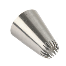Load image into Gallery viewer, FineDecor Large Piping Tip, Stainless Steel Icing Piping Nozzle Tip, Cake Decorating Tools Cream Puff Decor Pastry Icing Tool for Baker, 1psc (B34)