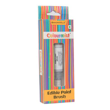 Load image into Gallery viewer, Colourmist Edible Paint Brush With Metallic Paint ( Metallic Silver ) | Food Colour Paint Brush For Dessert | 1pc