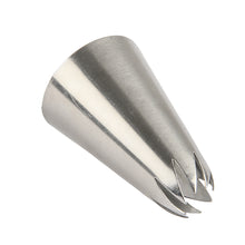 Load image into Gallery viewer, FineDecor Large Piping Tip, Stainless Steel Icing Piping Nozzle Tip, Cake Decorating Tools Cream Puff Decor Pastry Icing Tool for Baker, 1psc (B38)