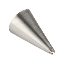 Load image into Gallery viewer, FineDecor Piping Tip, Stainless Steel Icing Piping Nozzle Tip, Cake Decorating Tools Cream Puff Decor Pastry Icing Piping Tool for Baker, 1psc (A26)