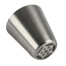 Load image into Gallery viewer, FineDecor Russian Piping Tip, Cake Decoration Nozzle Cream Icing Nozzle Tip Stainless Steel Nozzle Cream Puff Decor Pastry Icing Tool, 1psc (D6)