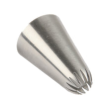 Load image into Gallery viewer, FineDecor Large Piping Tip, Stainless Steel Icing Piping Nozzle Tip, Cake Decorating Tools Cream Puff Decor Pastry Icing Tool for Baker, 1psc (B43)