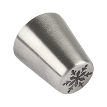 Load image into Gallery viewer, FineDecor Russian Piping Tip, Cake Decoration Nozzle Cream Icing Nozzle Tip Stainless Steel Nozzle Cream Puff Decor Pastry Icing Tool, 1psc (F20)