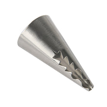 Load image into Gallery viewer, FineDecor Piping Tip, Stainless Steel Icing Piping Nozzle Tip, Cake Decorating Tools Cream Puff Decor Pastry Icing Piping Tool for Baker, 1psc (A38)