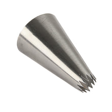 Load image into Gallery viewer, FineDecor Large Piping Tip, Stainless Steel Icing Piping Nozzle Tip, Cake Decorating Tools Cream Puff Decor Pastry Icing Tool for Baker, 1psc (C2)