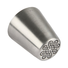 Load image into Gallery viewer, FineDecor Russian Piping Tip, Cake Decoration Nozzle Cream Icing Nozzle Tip Stainless Steel Nozzle Cream Puff Decor Pastry Icing Tool, 1psc (F18)