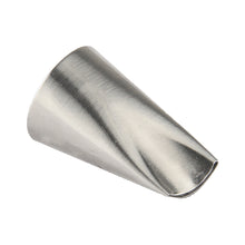 Load image into Gallery viewer, FineDecor Piping Tip, Stainless Steel Icing Piping Nozzle Tip, Cake Decorating Tools Cream Puff Decor Pastry Icing Piping Tool for Baker, 1psc (A29)