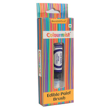 Load image into Gallery viewer, Colourmist Edible Paint Brush With Vibrant Colour Paint ( Violet ) | Food Colour Paint Brush For Dessert | 1pc
