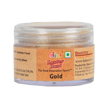 Load image into Gallery viewer, Glint Edible Luster Dust ( Gold ), 5g | Pearl Dust | Edible Sparkle Dust | Edible Product for Cake Decor | Glittering Shiner Dust | Gold - 5g