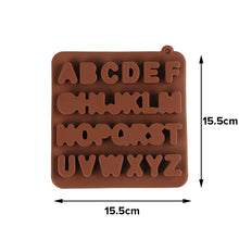 Load image into Gallery viewer, FineDecor Silicone Chocolate Mould Alphabetic Chocolate / Chocolate Alphabet Candy Mold Ice Cube Tray - FD 3437