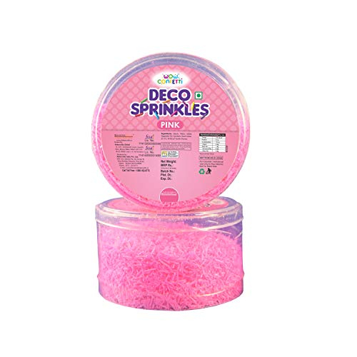 Wow Confetti Deco Sprinkles -30g (Pink)