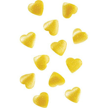Load image into Gallery viewer, Wilton Edible Glitter Hearts, Gold, 1.8 g