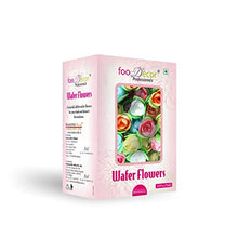 Load image into Gallery viewer, Foodecor Professionals Wafer Flowers (Rose with Triangular Leaf)- 50pcs -BV 2730