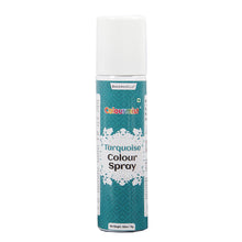 Load image into Gallery viewer, Colourmist Premium Colour Spray (Turquoise),100ml | Cake Decorating Spray Colour for Cakes, Cookies, Cupcakes Or Any Consumable For A Dazzling Effect