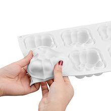 Load image into Gallery viewer, FineDecor 3D Cloud Shape Mousse Cake Mould, Silicone Mousse Mould Square Bubble Shape Mould for Baking, FD 3168 (6 Cavitiy)