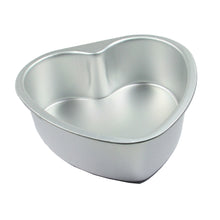 Load image into Gallery viewer, FineDecor Premium Aluminium Cake Pan/Mould Removable Bottom, Heart Shape (6 inch diameter * 2 inch height), FD 3026