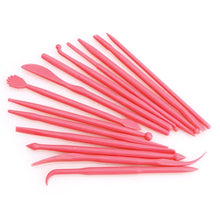 Load image into Gallery viewer, FineDecor 14pcs Set Sugar Crafts Modeling Tool Pottery Carving Tools for Shaping and Sculpting for Fondant and Gum Paste - (14 Pcs X 1 SET) - FD 2946