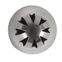 Load image into Gallery viewer, FineDecor Russian Piping Tip, Round Shape Cake Decoration Nozzle Cream Icing Tip Stainless Steel Nozzle Cream Puff Decor Pastry Icing Tool, 1 psc(E4)