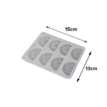 Load image into Gallery viewer, FineDecor Fan Pattern Silicone Chocolate Garnishing Mould (8 Cavity), Hand Fan Shape Garnishing Sheet For Chocolate And Cake Decoration, FD 3513