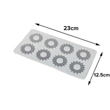 Load image into Gallery viewer, FineDecor Jagged Round Pattern Silicone Chocolate Garnishing Mould (8 Cavity), Garnishing Sheet For Chocolate And Cake Decoration, FD 3518