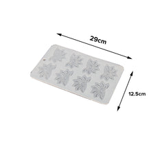 Load image into Gallery viewer, FineDecor Flower Pattern Silicone Chocolate Garnishing Mould (8 Cavity), Flower Shape Garnishing Sheet For Chocolate And Cake Decoration, FD 3508
