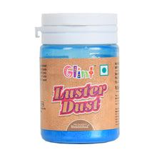 Load image into Gallery viewer, Glint Edible Luster Dust ( Blue ), 10g | Pearl Dust | Edible Sparkle Dust | Edible Product for Cake Decor | Glittering Shiner Dust | Blue - 10g