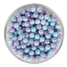 Load image into Gallery viewer, Glint Dual Tone Pearl Balls for Cake Decoration ( 7mm ) ( Blue &amp; Purple ), 75g | Dual Colour Cake Sprinkle For Cake Decoration | 75g

