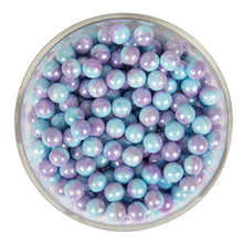 Load image into Gallery viewer, Glint Dual Tone Pearl Balls for Cake Decoration ( 7mm ) ( Blue & Purple ), 75g | Dual Colour Cake Sprinkle For Cake Decoration | 75g