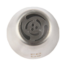 Load image into Gallery viewer, FineDecor Russian Piping Tip, Cake Decoration Nozzle Cream Icing Nozzle Tip Stainless Steel Nozzle Cream Puff Decor Pastry Icing Tool, 1psc (D9)