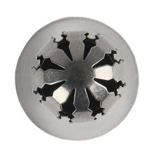 Load image into Gallery viewer, FineDecor Russian Piping Tip, Round Shape Cake Decoration Nozzle Cream Icing Tip Stainless Steel Nozzle Cream Puff Decor Pastry Icing Tool, 1 psc(E2)