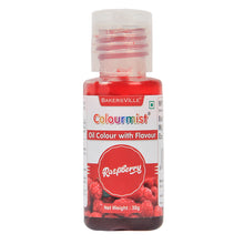 Load image into Gallery viewer, Colourmist Oil Colour With Flavour (Raspberry), 30g | Chocolate Oil Raspberry Flavour with Raspberry Colour | Chocolate Oil Raspberry Emulsion |, 30g