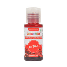 Load image into Gallery viewer, Colourmist Oil Colour With Flavour (Red Velvet), 30g | Chocolate Oil Red Velvet Flavour with Red Velvet Colour |Red Velvet Emulsion |
