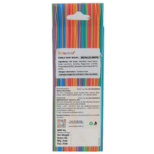 Load image into Gallery viewer, Colourmist Edible Paint Brush With Metallic Paint ( Metallic White ) | Food Colour Paint Brush For Dessert | 1pc